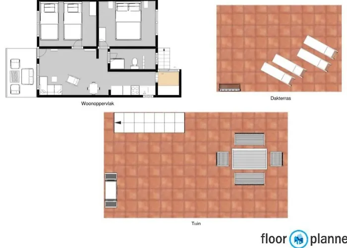 Mit Dachterrasse Und Balkon Gemeinschaftspool- In Der Naehe Von By Interhome Apartament